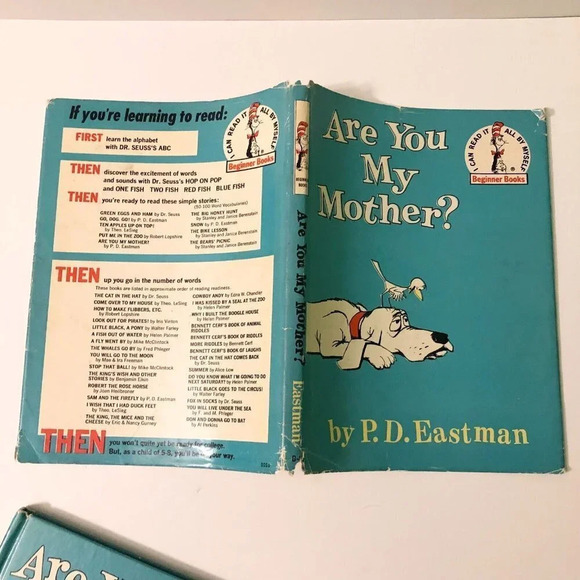Vtg 1960 Are You My Mother by P D Eastman Childrens Beginner Book HC DJ - Picture 5 of 16